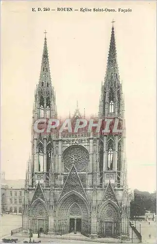 Ansichtskarte AK Rouen Eglise Saint Ouen Facade