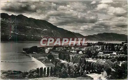 Cartes postales moderne Lac du Bourget Vue Generale de la Plage d'Aix les Bains