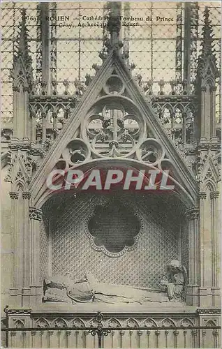Cartes postales Rouen Cathedrale Tombeau de Prince de Groy Archeveque de Rouen
