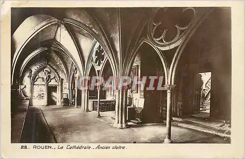 Ansichtskarte AK Rouen La Cathedrale Ancien Cloitre