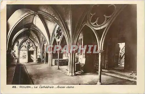 Cartes postales Rouen La Cathedrale Ancien Cloitre