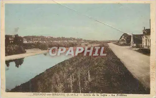 Cartes postales Vernou sur Brenne (I et L) Levee de la Loire La Frilliere