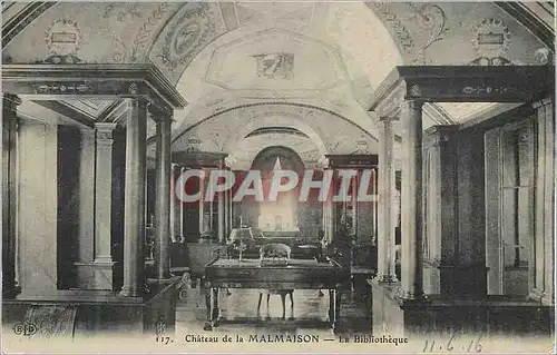 Cartes postales Chateau de la Malmaison La Bibliotheque