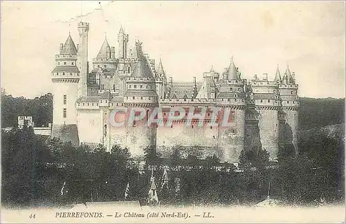 Ansichtskarte AK Pierrefonds Le Chateau (Cote Nord Est)