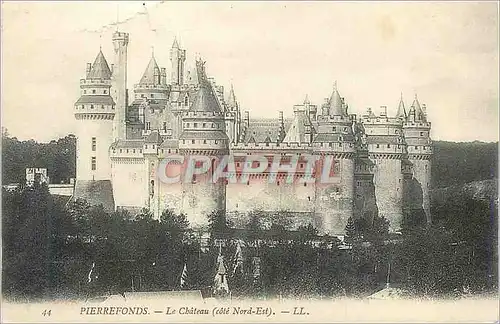 Cartes postales Pierrefonds Le Chateau (Cote Nord Est)