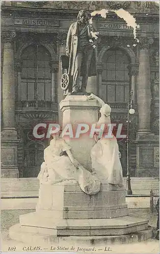 Ansichtskarte AK Calais La Statue de Jacquard