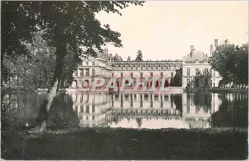 Moderne Karte Palais de Fontainebleau Le Chateau vu de l'Etang des Carpes