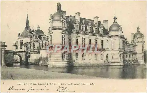 Ansichtskarte AK Chateau de Chantilly La Facade Nord Est