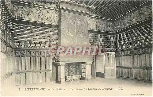 Cartes postales Pierrefonds Le Chateau La Chambre a Coucher du Seigneur
