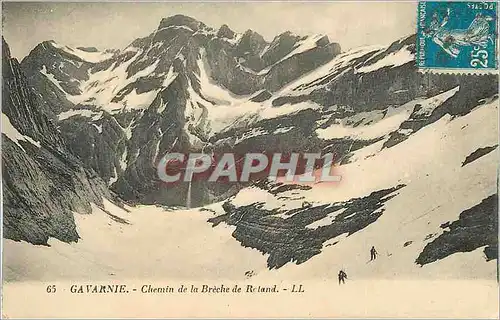 Ansichtskarte AK Gavarnie Chemin de la Breche de Roland