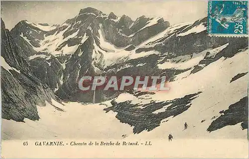 Cartes postales Gavarnie Chemin de la Breche de Roland