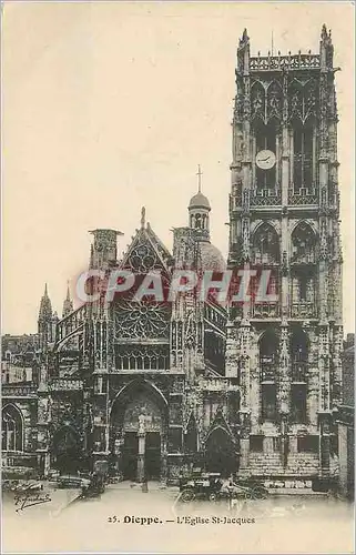 Cartes postales Dieppe L'Eglise St Jacques