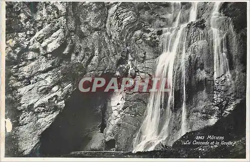 Cartes postales moderne Motiers La Cascade et la Grotte