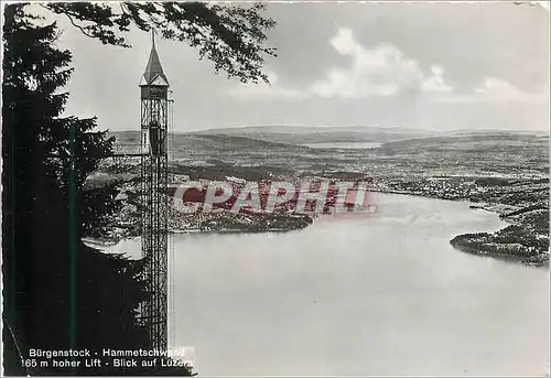 Cartes postales moderne Blick auf Luzern Burgenstock Hammetscwind 65 m Hoher Lift