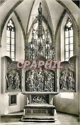 Moderne Karte Breisach a Rh St Stephansmunster Hochaltar des Meisters (1526)