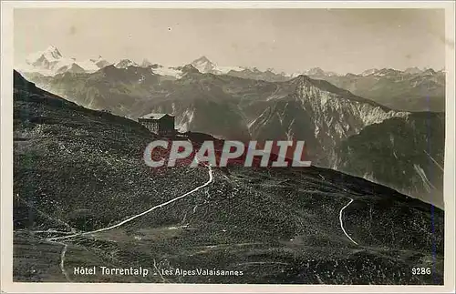 Moderne Karte Hotel Torrentalp Les Alpes Valaisannes