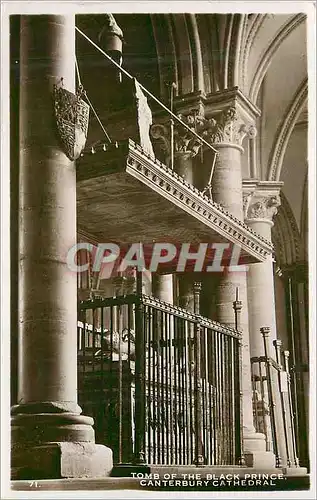 Ansichtskarte AK Canterbury Cathedral Tomb of the Black Prince