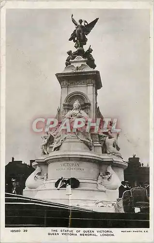 Moderne Karte London The Statue of Queen Victoria Queen Victoria Memorial