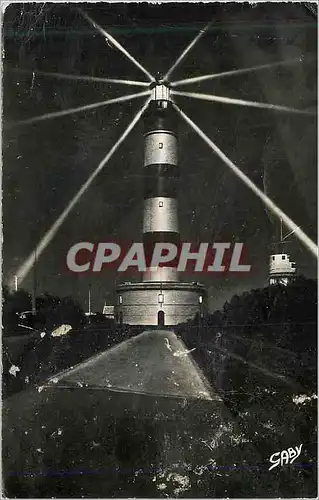 Cartes postales moderne Ile d'Oleron (Ch Mme) Phare de Chassiron Effet de Nuit