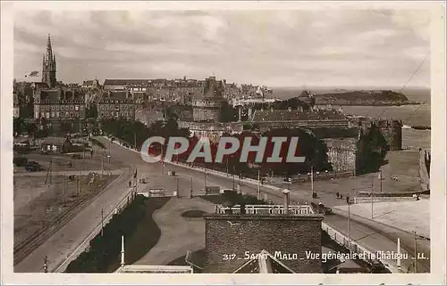 Cartes postales moderne Saint Malo Vue Generale et le Chateau
