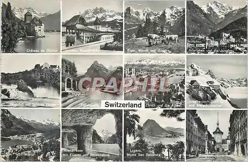 Moderne Karte Switzerland