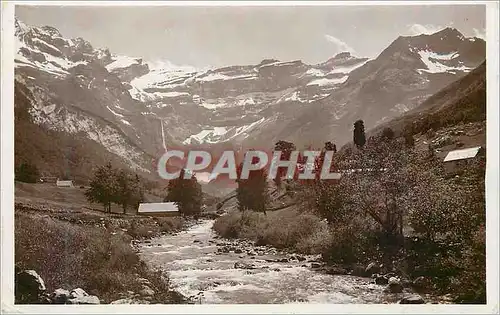 Cartes postales moderne Gavarnie le Cirque et le Gave