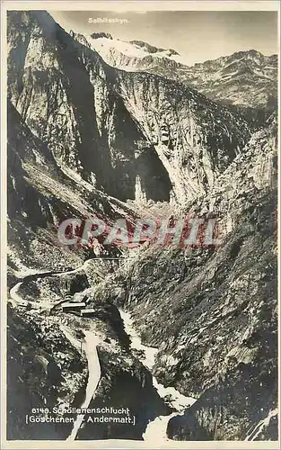 Cartes postales moderne Schollenenschlucht (Goschenen Andermatt)
