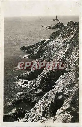 Cartes postales moderne Pointe du Raz Bretagne l'Esperon et le Phare de la Vieille la Douce France