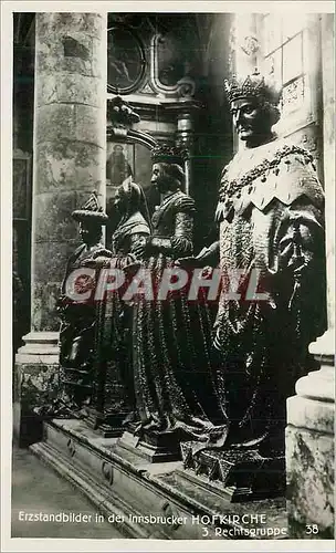 Cartes postales moderne Erzstandbilder in Der Innsbrucker Hofkirche Rechtsgruppe