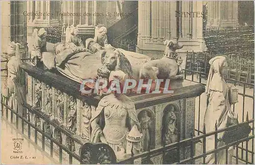 Cartes postales Nantes Cathedrale Tombeaux des Ducs de Bretagne
