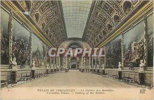 Cartes postales Palais de Versailles la Galerie des Batailles