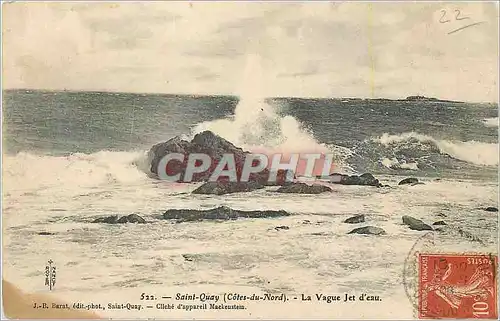 Cartes postales Saint Quay (Cotes du Nord) La Vague Jet d'Eau