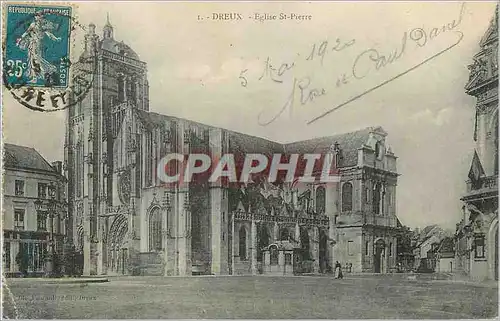 Cartes postales Dreux Eglise St Pierre