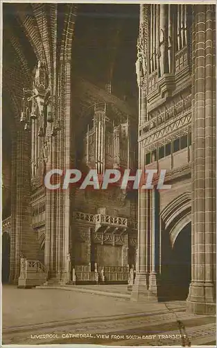Cartes postales Liverpool Cathedrale View from South East Transept Orgue