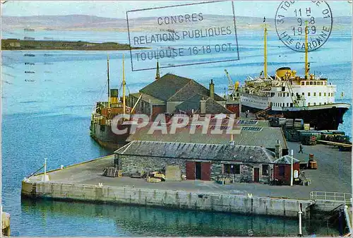 Cartes postales moderne The Harbour Islands and the Mainland of Scotland Bateaux