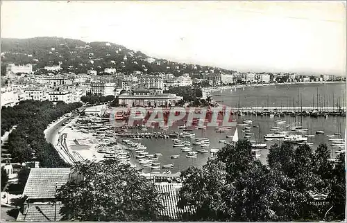 Moderne Karte Cannes Vue Generale Prise du Suquet