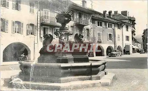 Moderne Karte Thones La Fontaine et les Arcades