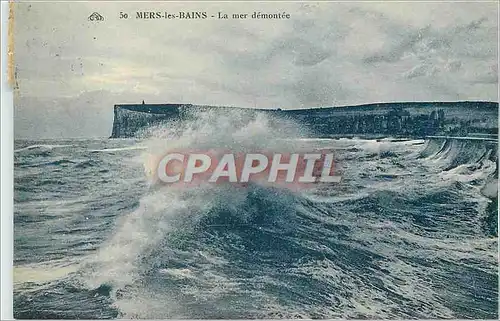 Cartes postales Mers les Bains La Mer Demontee