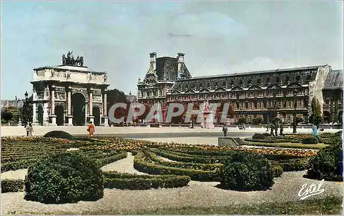 Moderne Karte Paris le Jardin des Tuileries Triomphe du Carrousel