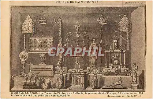 Cartes postales Musee de St Denis  le Tresor de l'Abbaye de St Denis