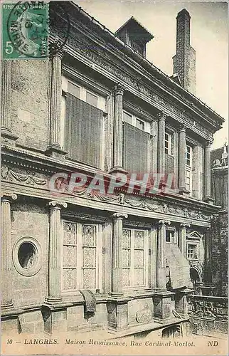 Cartes postales Langres Maison Renaissance Rue Cardinal Morlot