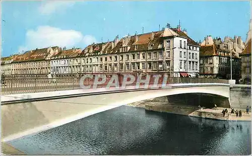 Moderne Karte Besancon (Doubs) Le Pont Battant Quai Vauban