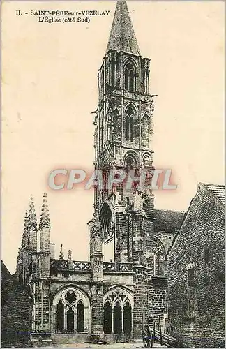 Cartes postales Saint Pere sur Vezelay L'Eglise (Cote Sud)
