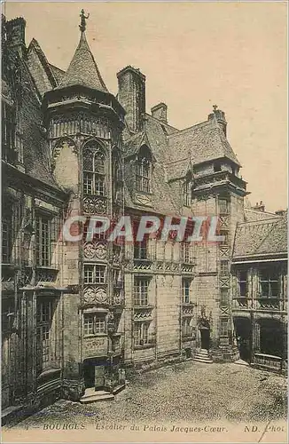 Cartes postales Bourges Escalier du Palais Jacques Coeur