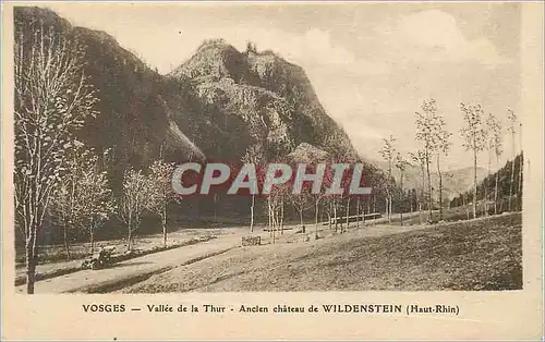 Ansichtskarte AK Vosges Vallee de Thur Ancien Chateau de Wildenstein (Haut Rhin)