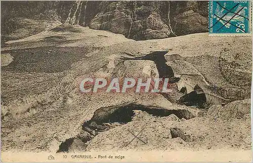 Cartes postales Gavarnie Pont de Neige