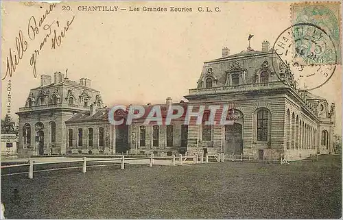 Cartes postales Chantilly Les Grandes Ecuries