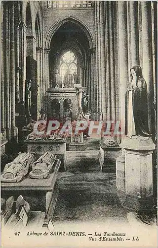 Cartes postales Abbaye de Saint Denis Les Tombeaux Vue d'Ensemble