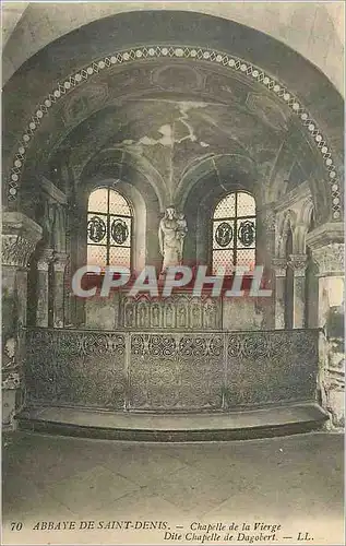 Cartes postales Abbaye de Saint Denis Chapelle de la Vierge