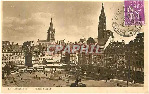 Cartes postales Strasbourg Place Kleber